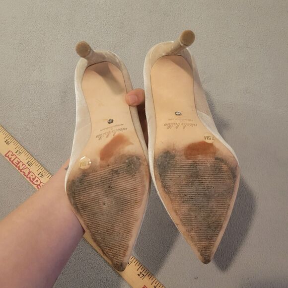 Antonio Melani x Nicola Bathie Bonnie Velvet Pumps Shoes Size 7.5 M - Picture 8 of 9